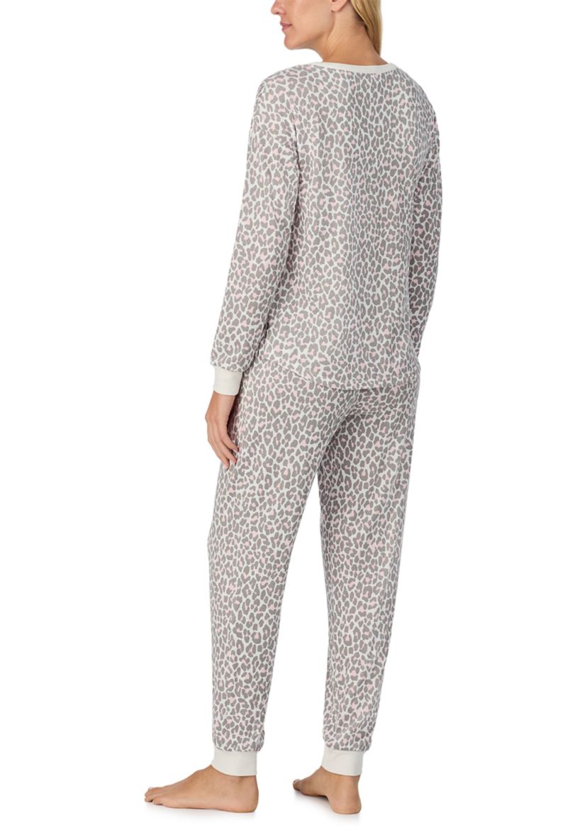 Heart Print Pajama Set 