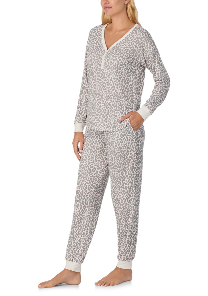 Heart Print Pajama Set 