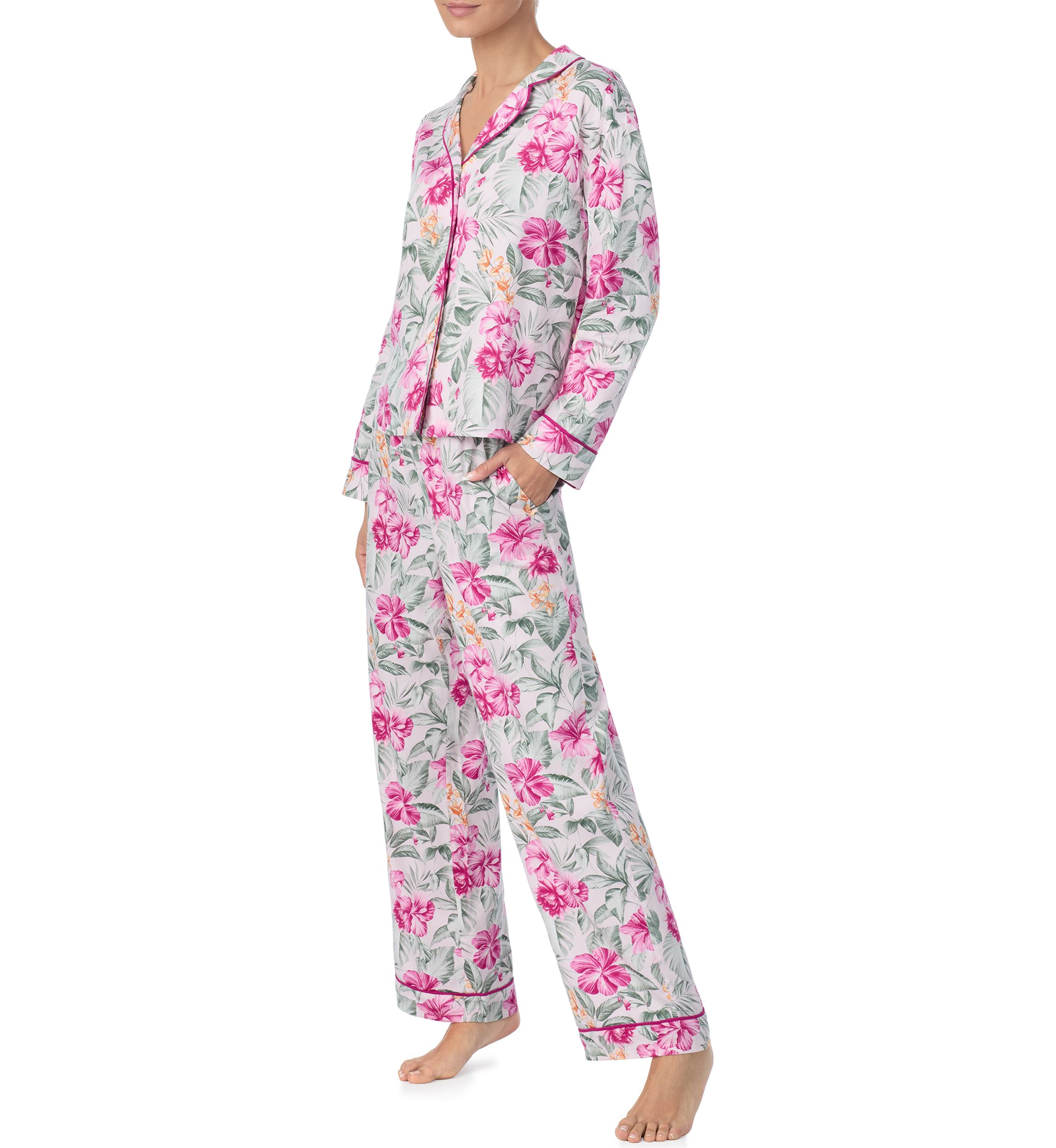 Long Sleeve Printed Pajama Set