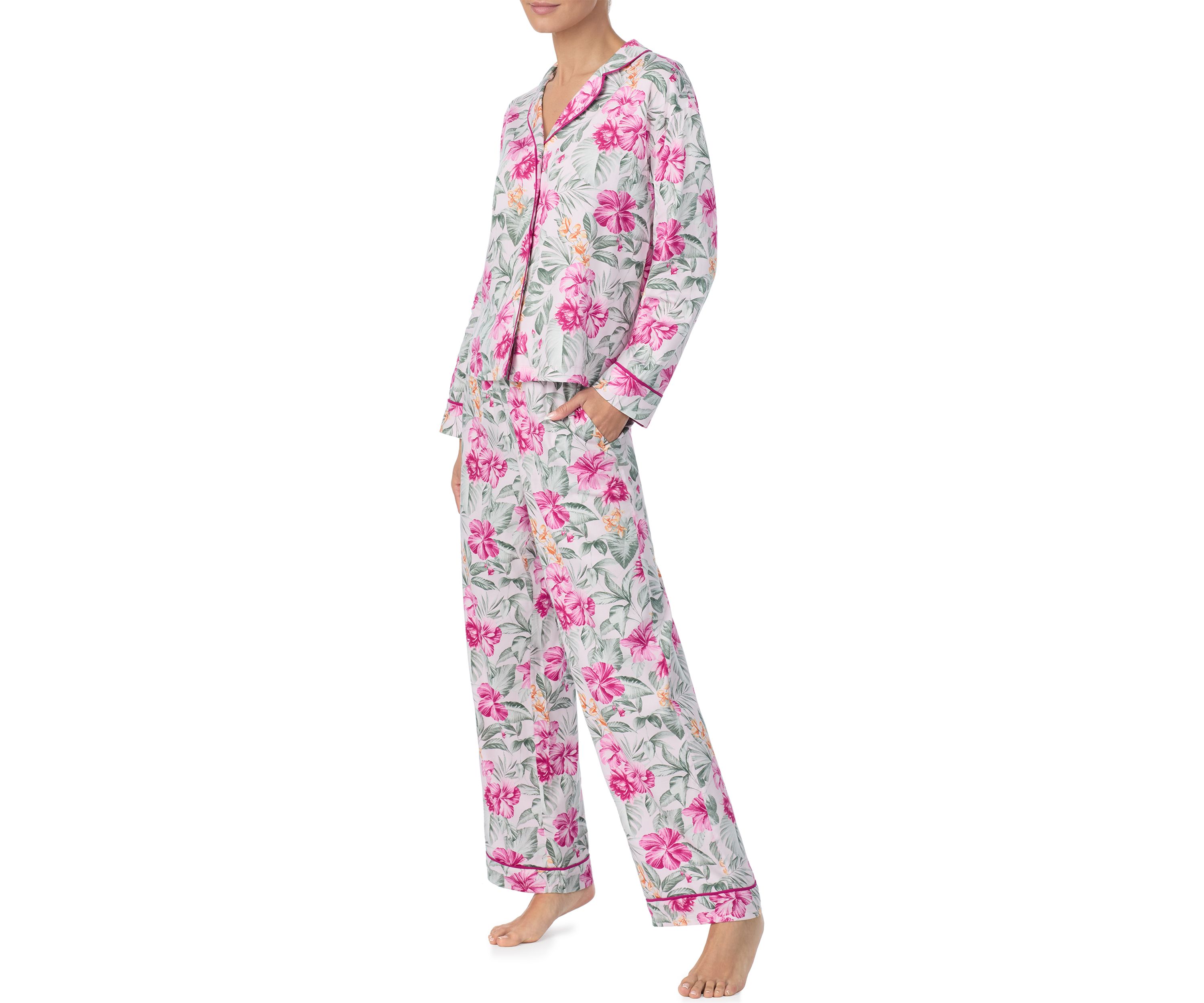 Long Sleeve Printed Pajama Set