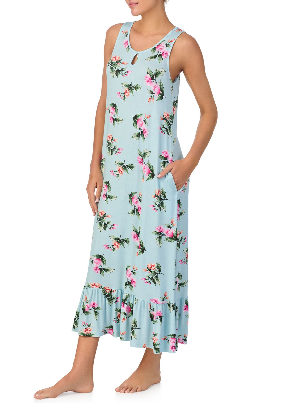 Womens Sleeveless Long Gown