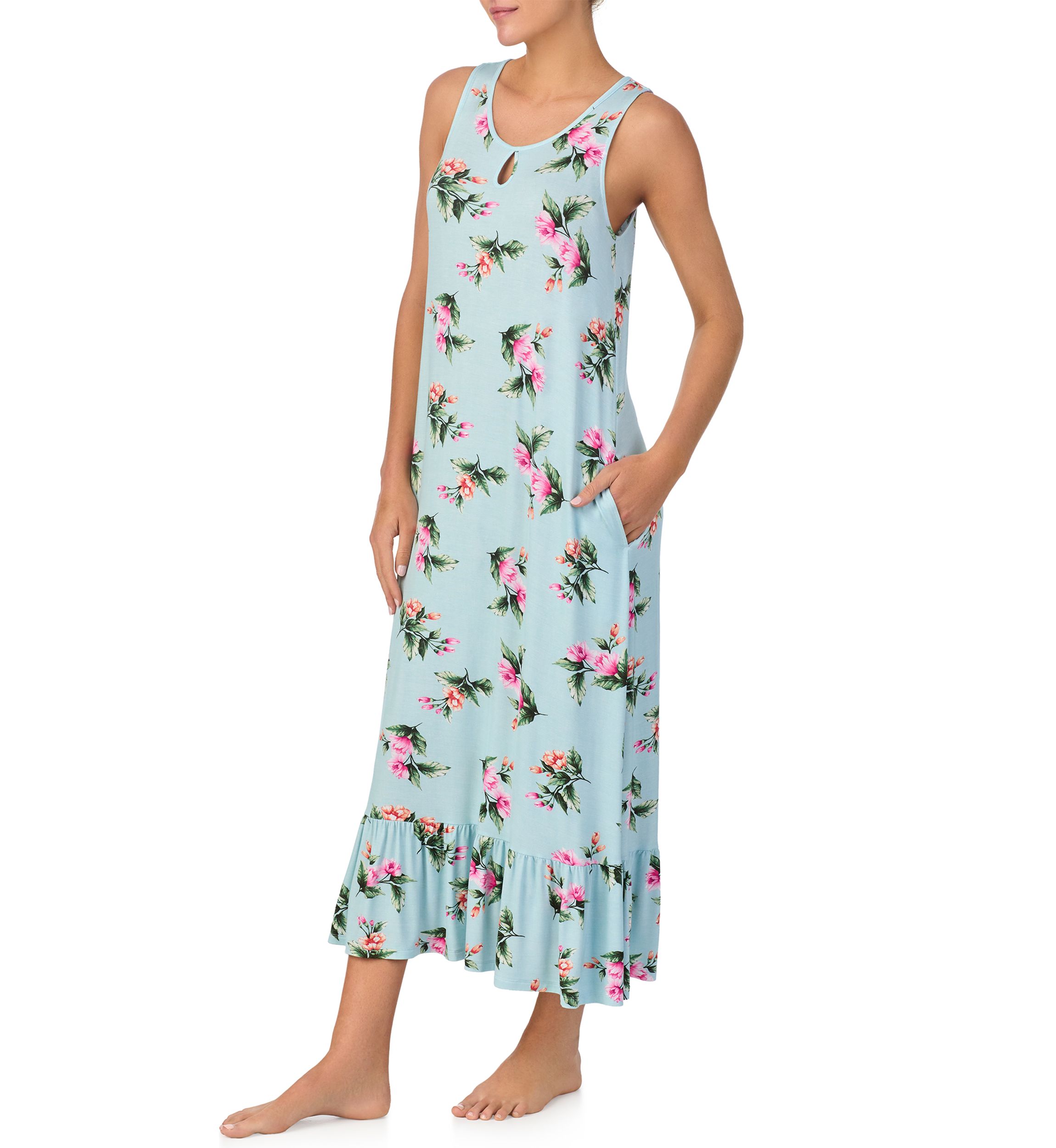 Womens Sleeveless Long Gown
