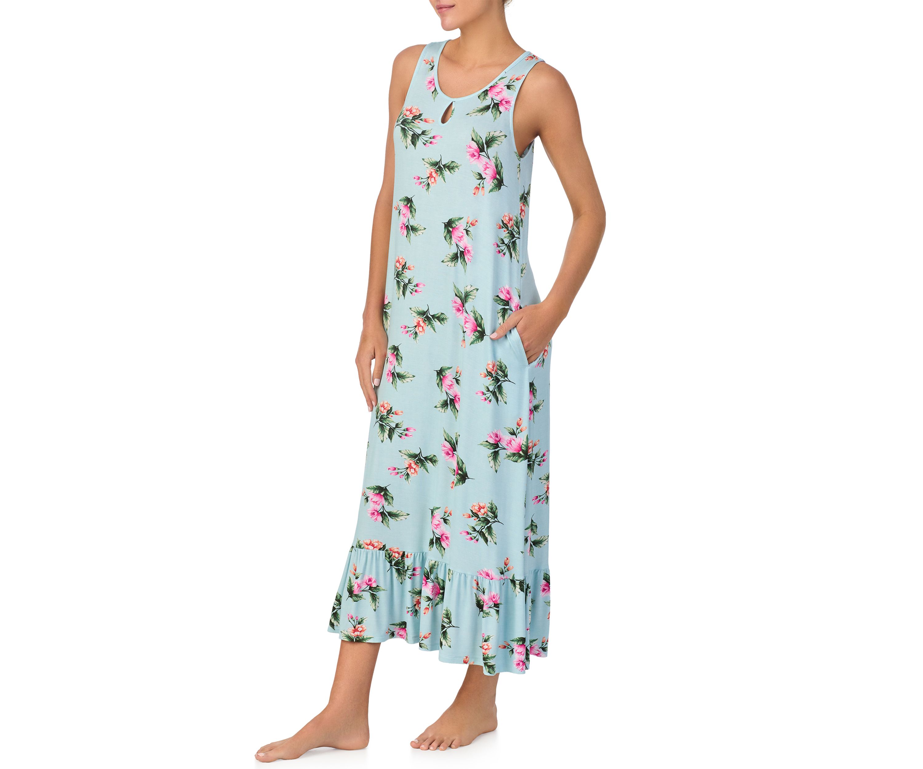 Womens Sleeveless Long Gown