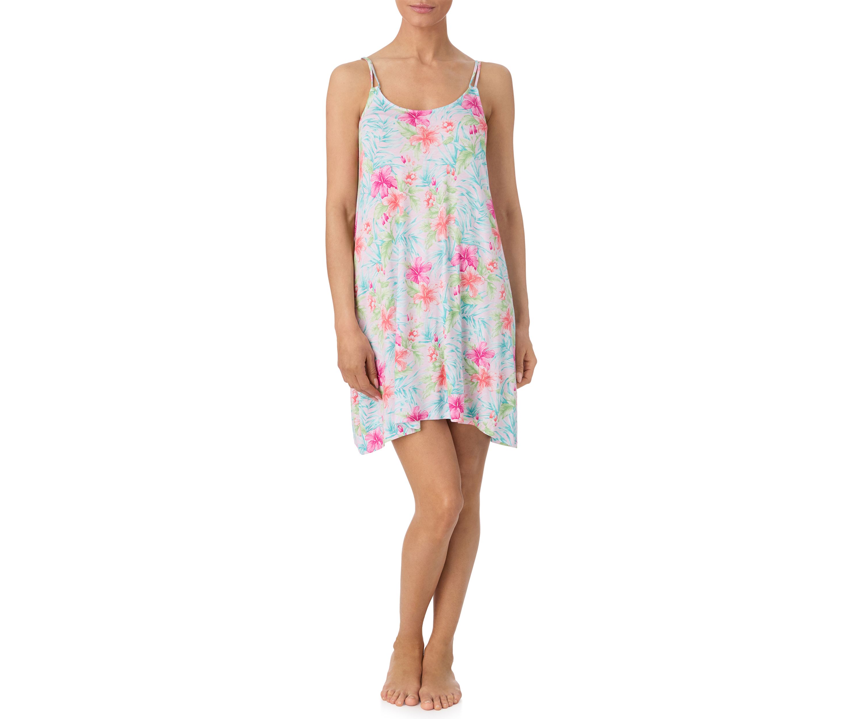 Strappy Scoop Neck Sleeveless Sleep Dress