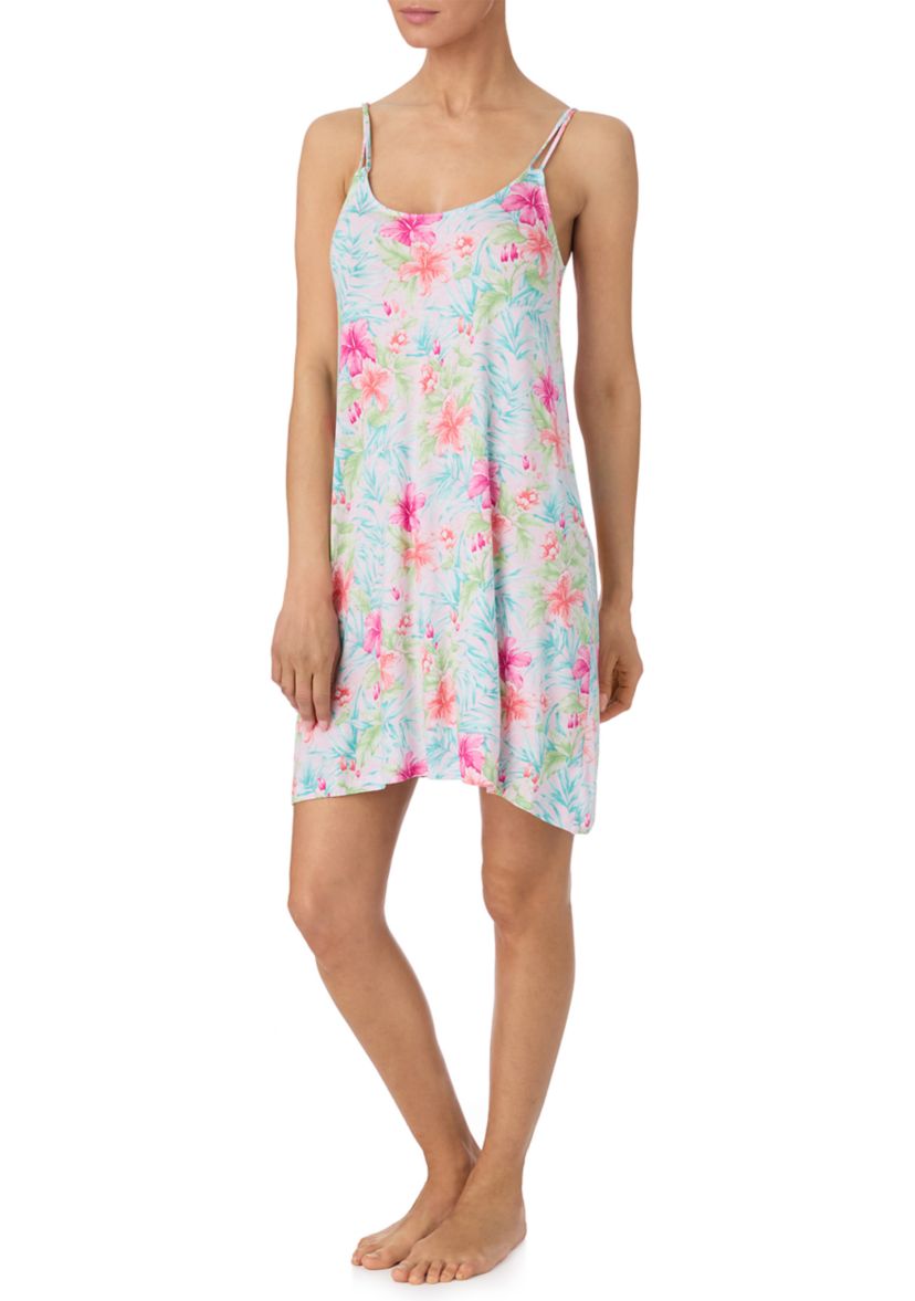 Strappy Scoop Neck Sleeveless Sleep Dress