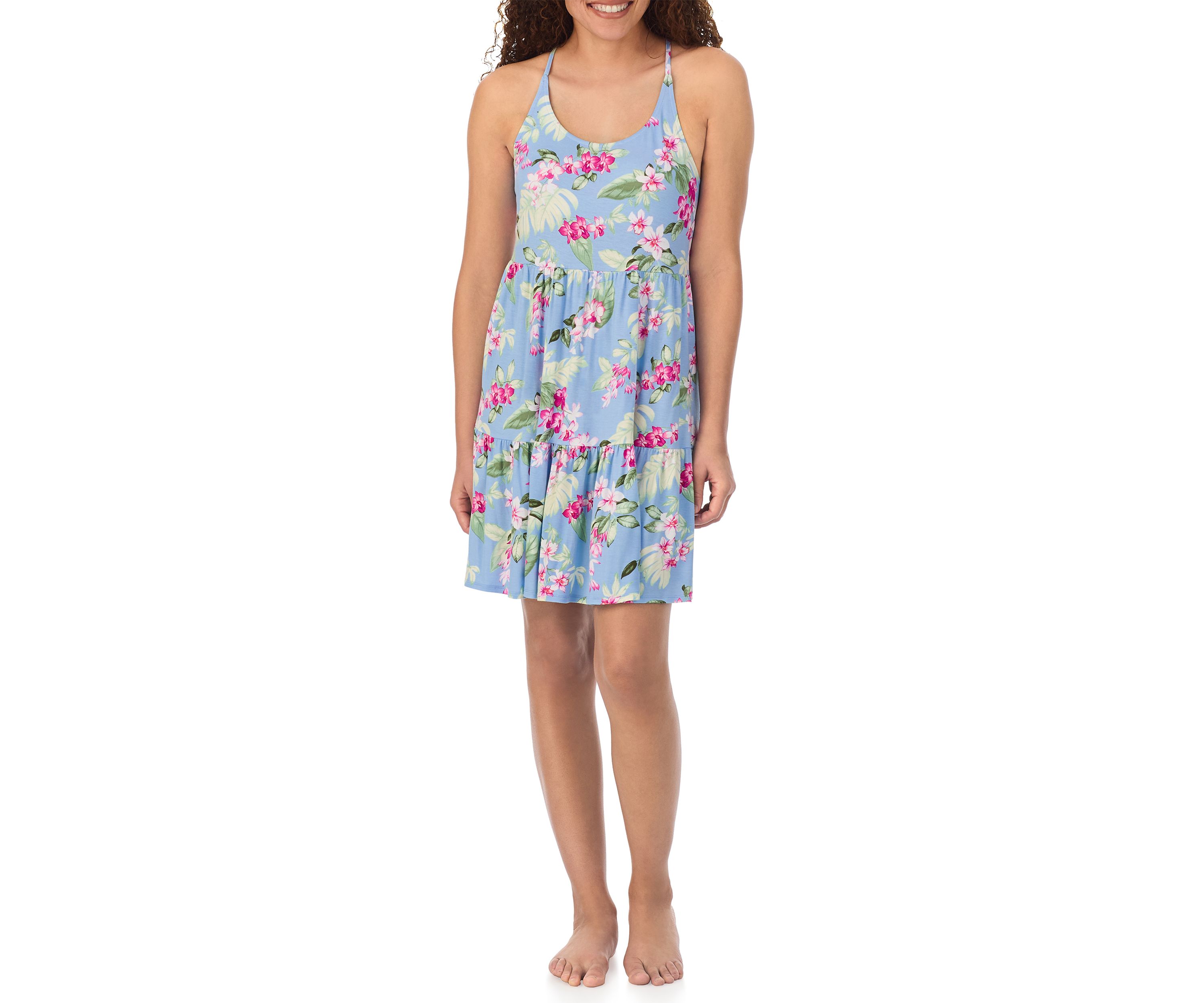 Womens Printed Sleep Dress