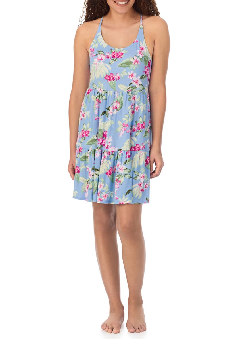 Womens Printed Sleep Dress