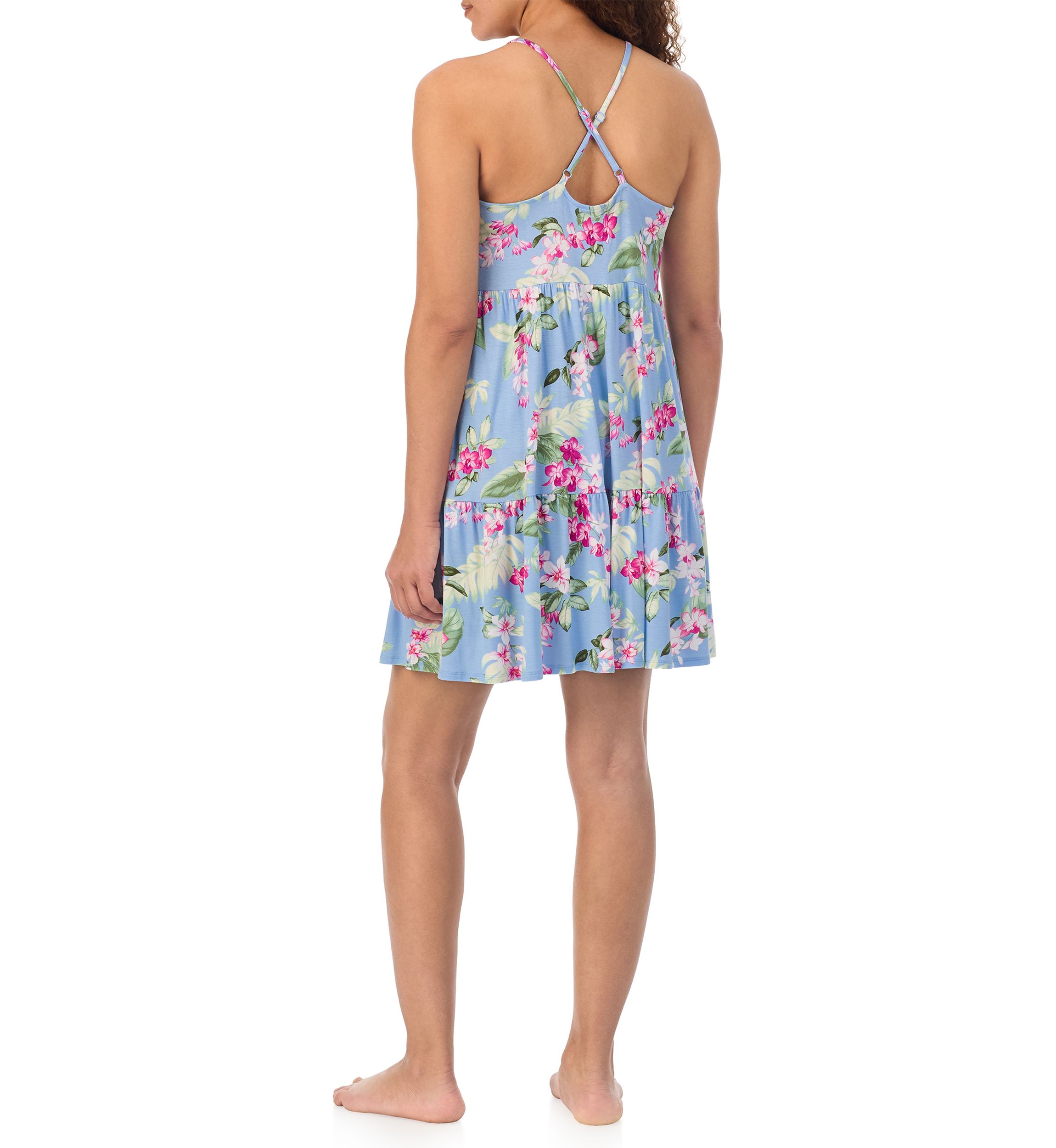 Womens Printed Sleep Dress