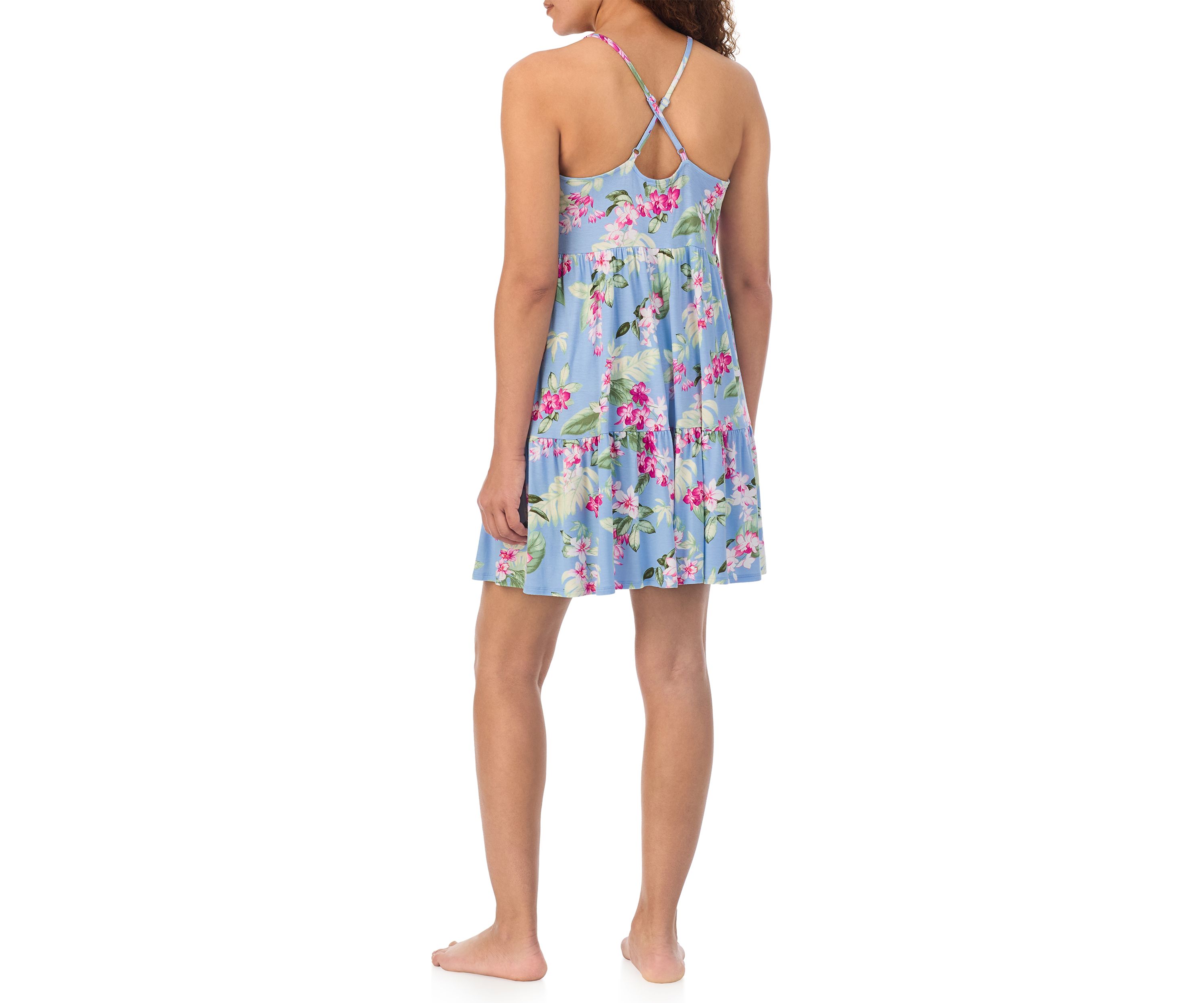 Womens Printed Sleep Dress