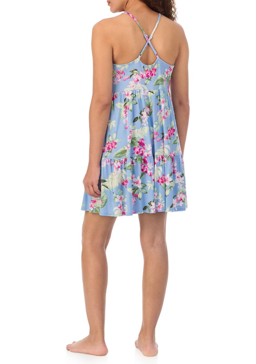 Womens Printed Sleep Dress