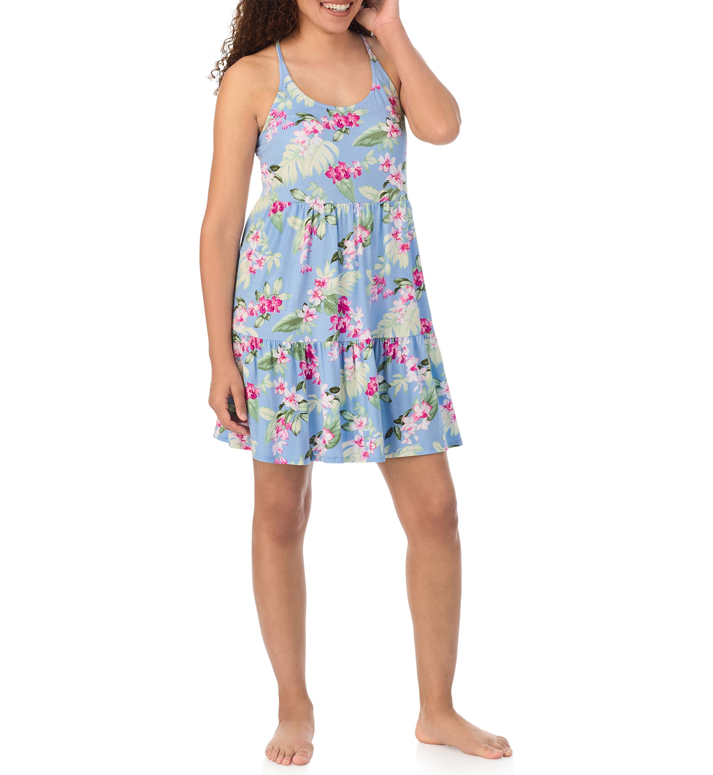 Womens Printed Sleep Dress