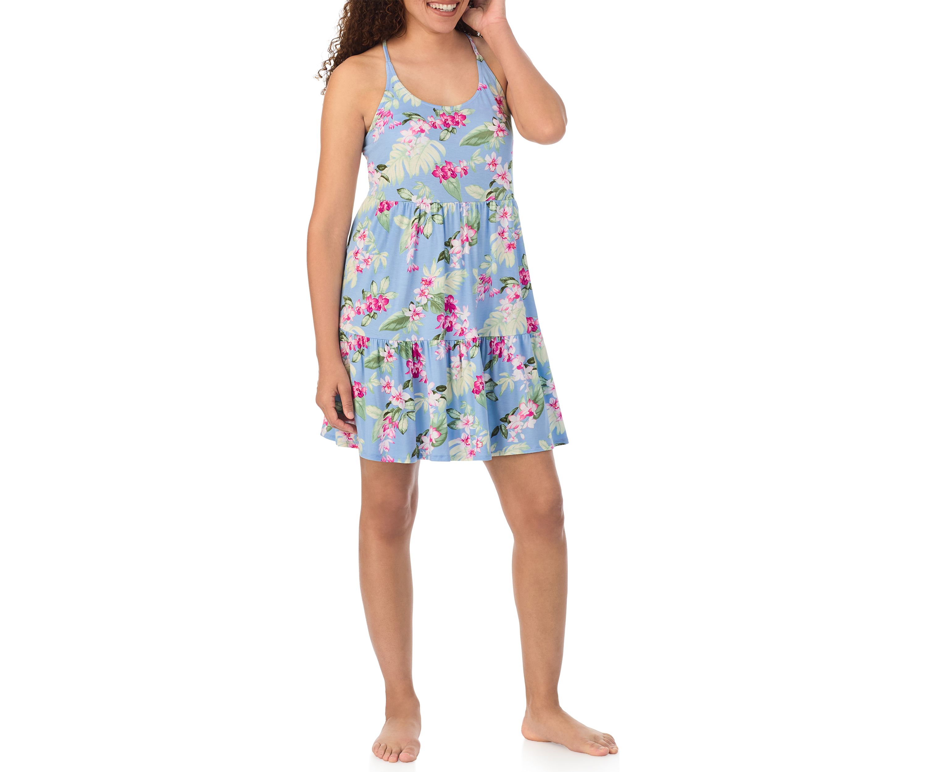 Womens Printed Sleep Dress