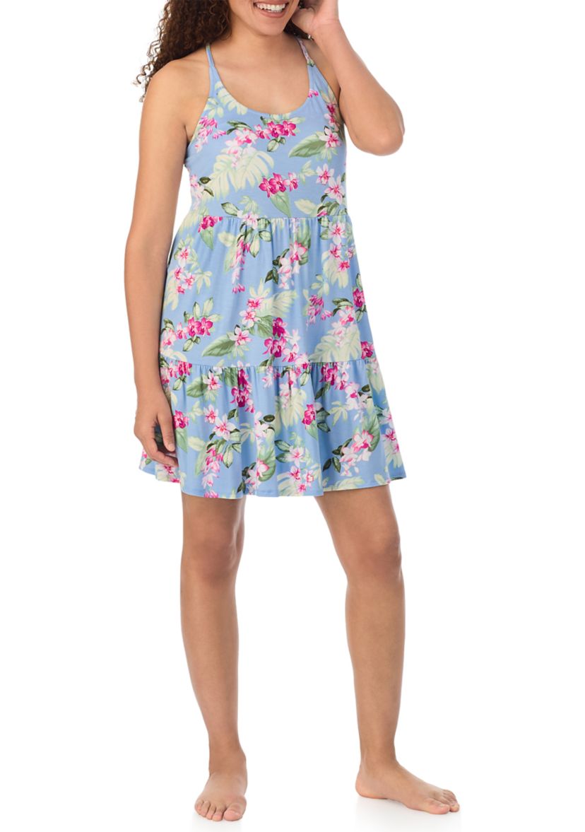 Womens Printed Sleep Dress