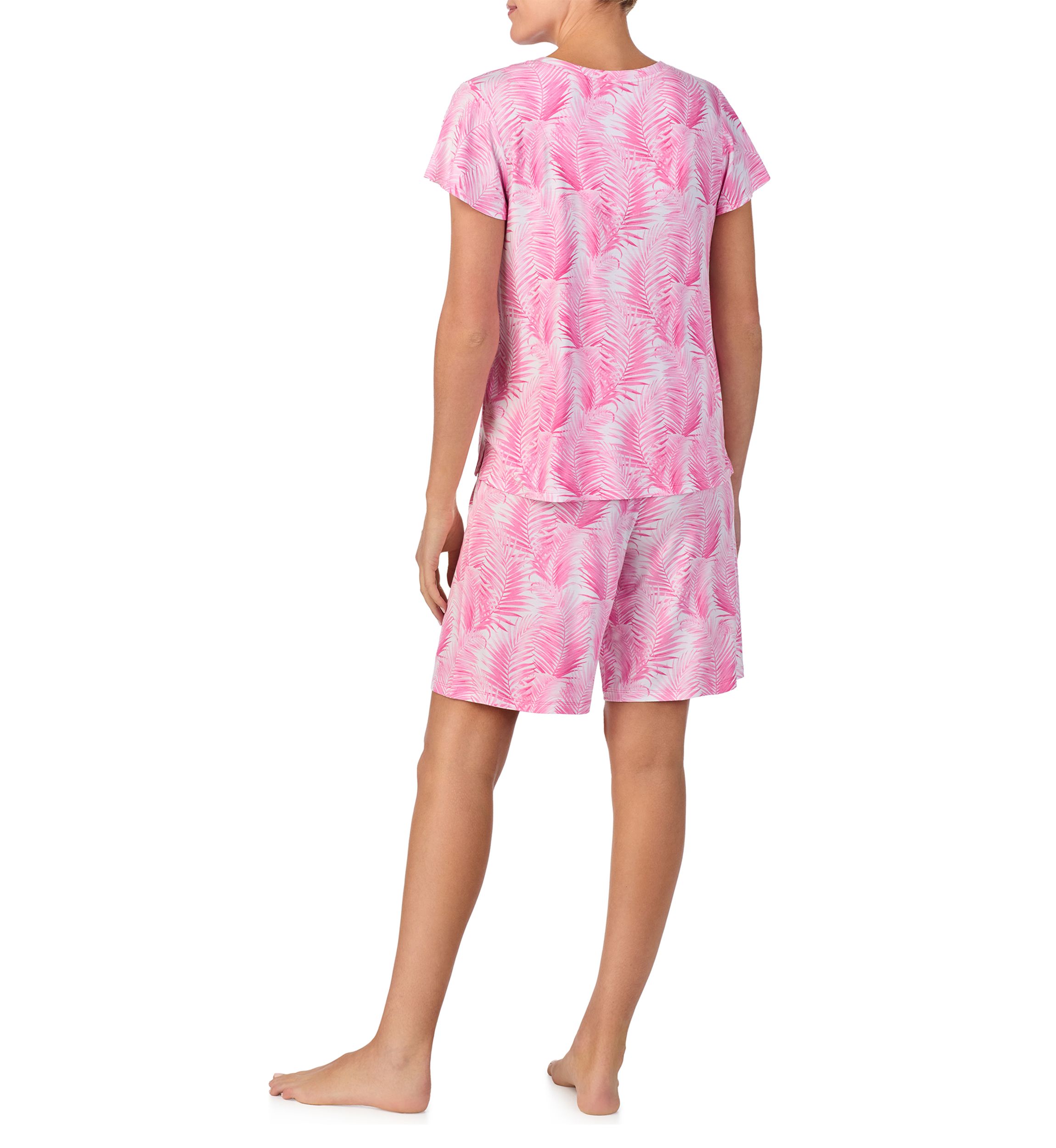 Womens Short Sleeve Bermuda Pajama Set