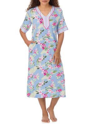 Tommy Bahama Women's Floral Printed Caftan Nightgown | belk