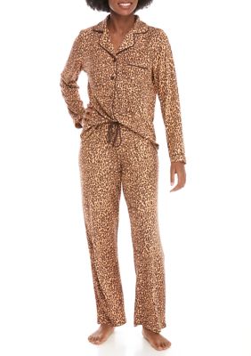 JONES NEW YORK 2 Piece Printed Folded Pajama Set