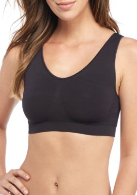 Girls' Hanes Bra - Gray/Black L 2 ct