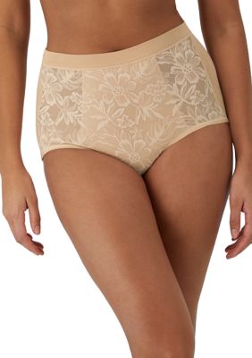 Women's Bali Breathe Lace High Rise Brief, 2XL