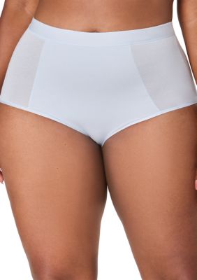 Bali Women's Breathe Tailored High-Waist Brief, Grey, 2XL