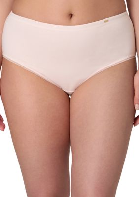 Bali Women's Lux Cotton Essentials Brief Underwear, 9