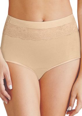 Bali Women's Beautifully Confident Light Leak & Period Protection Briefs, 9