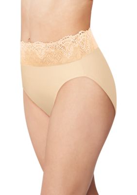 Bali Women's Passion for Comfort Lace Hi Cut Panty, 9