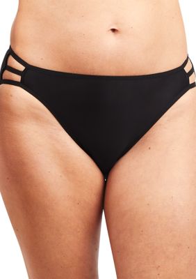 Bali Women's Passion for Comfort Full Coverage Bikini Panty, Black, 9