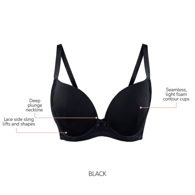 Casey Plunge Molded T-Shirt Bra