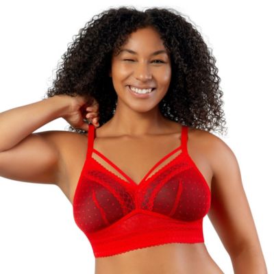 PARFAIT Mia Dot Wire Free Padded Mesh Bralette | Belk