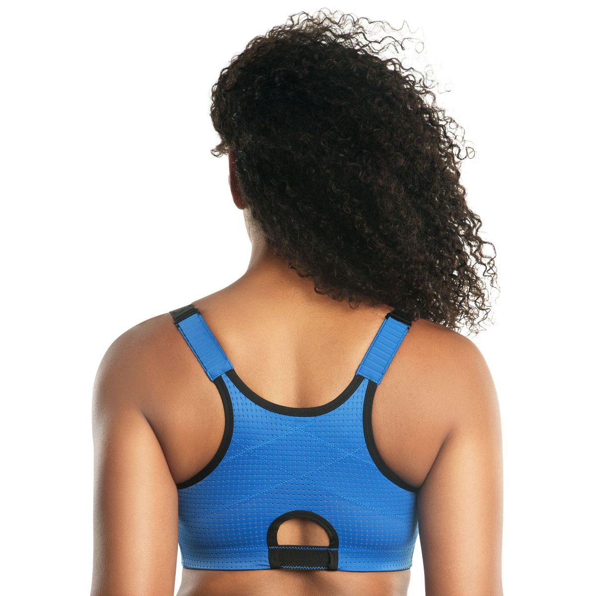Wave Front Zipper Sports Bra