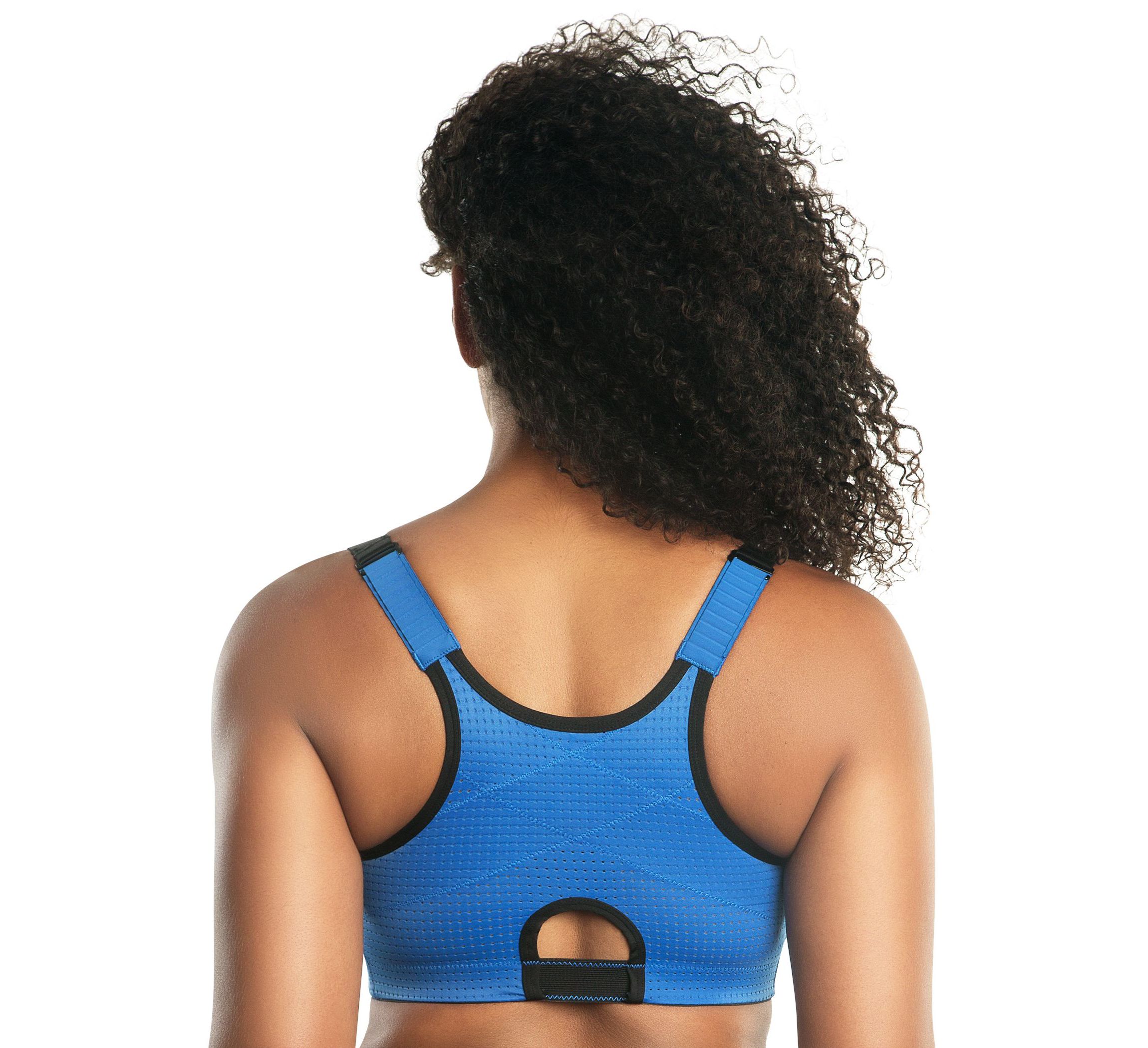 Wave Front Zipper Sports Bra