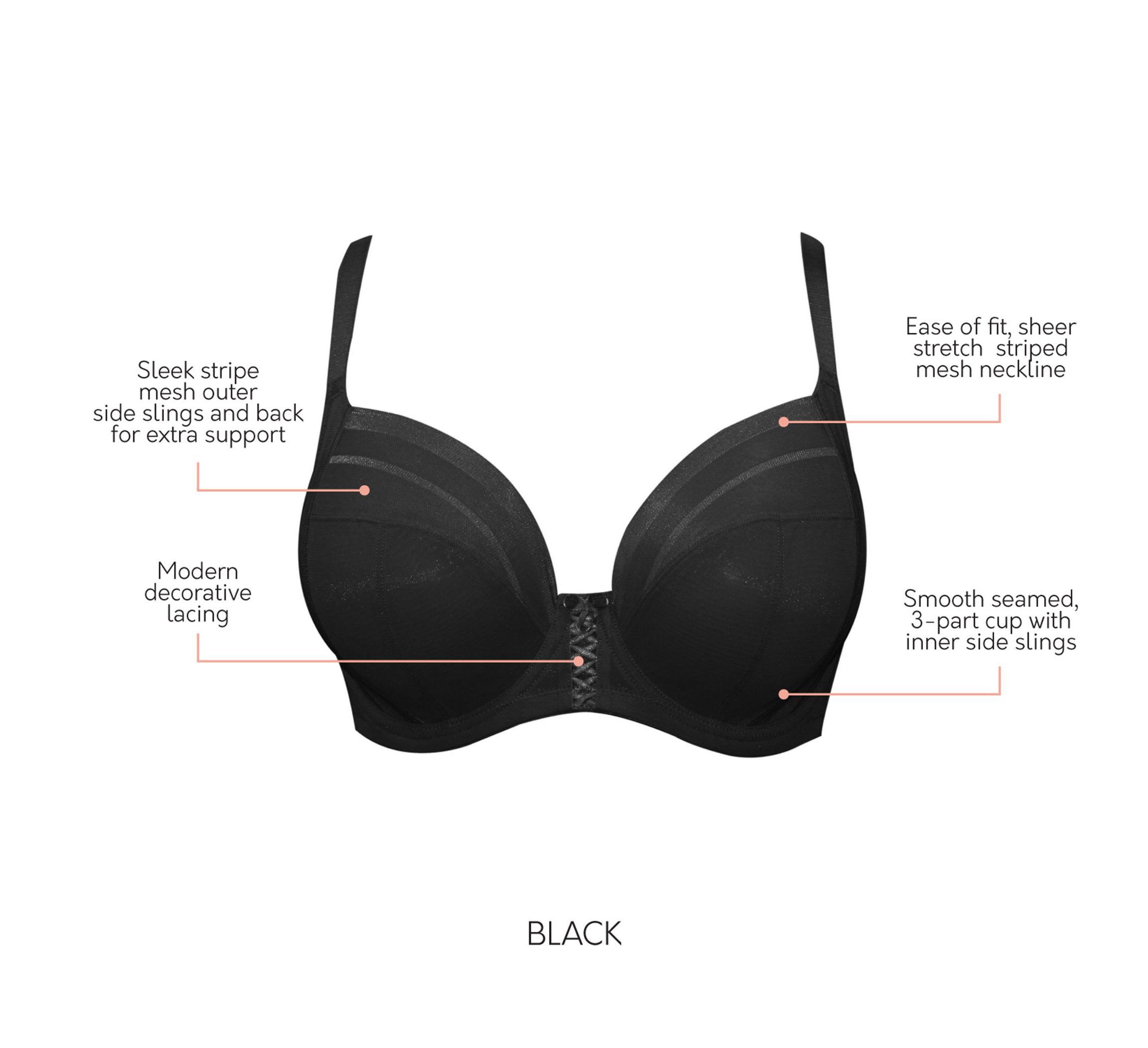 Shea Plunge Unlined Bra