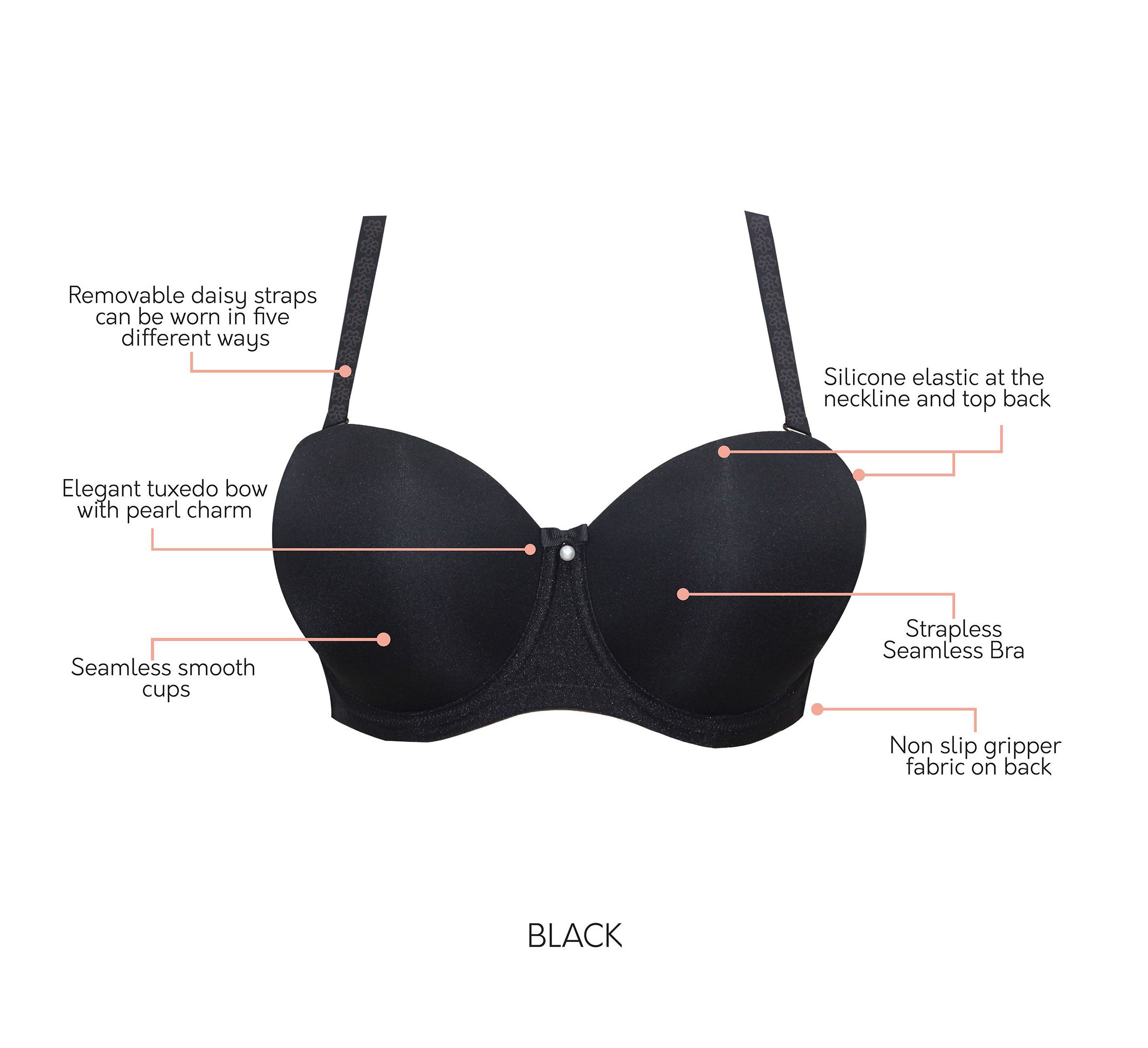 Elise Strapless Bra