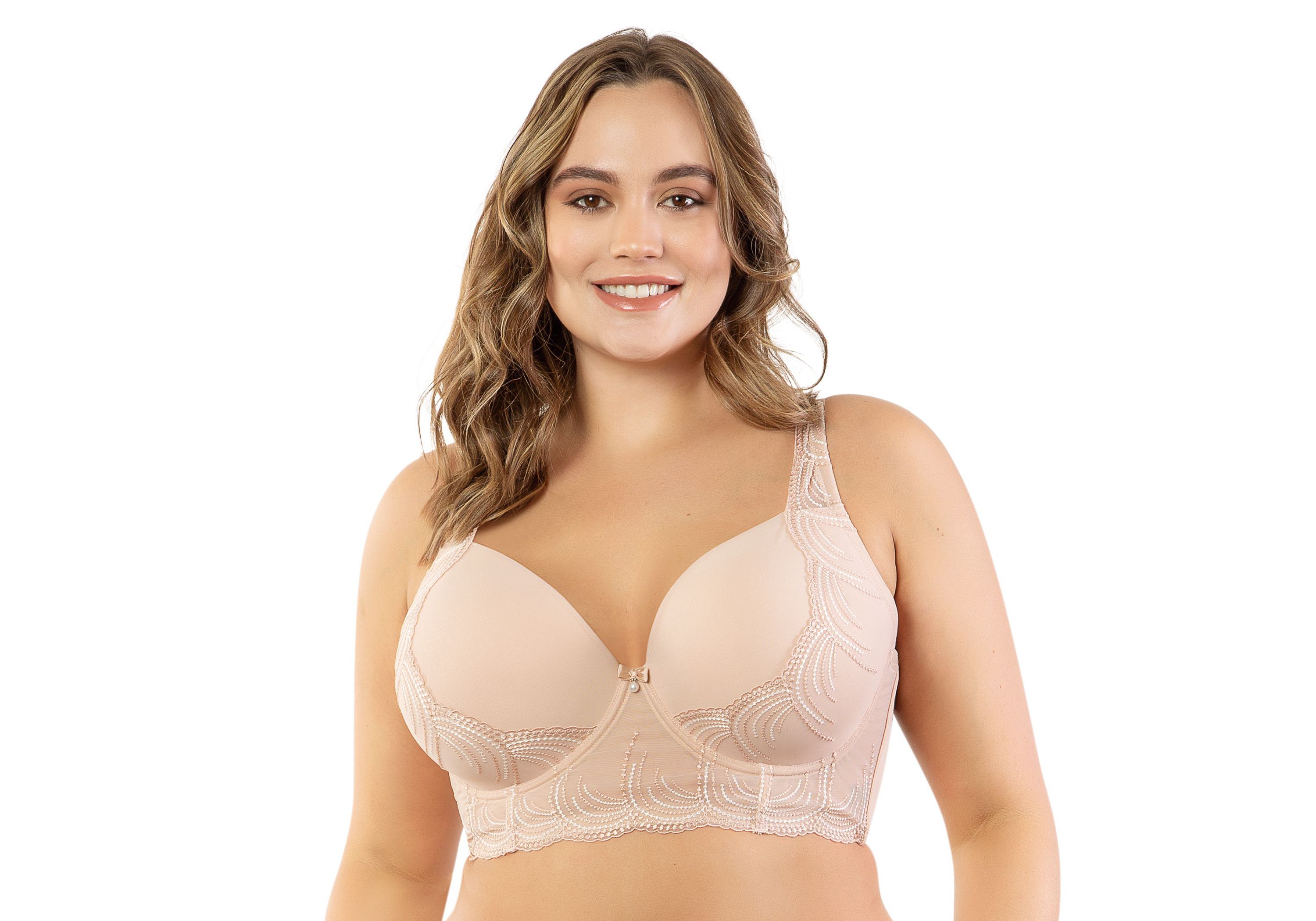 Pearl Longline Plunge Bra