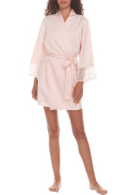 Versace bathrobe dressing gowns nightwear bedding wear pink white