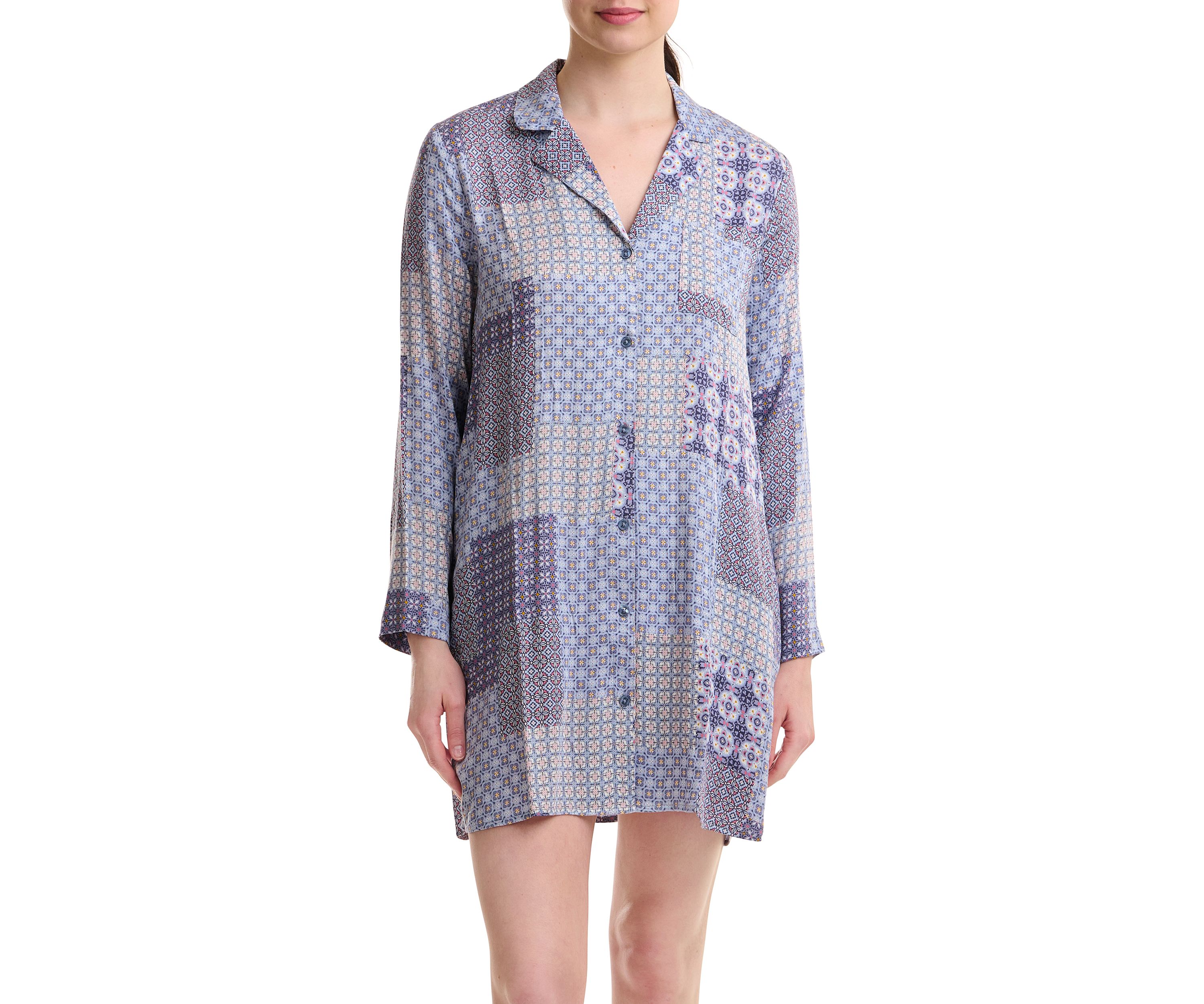 Stretch Woven Boyfriend Shirt