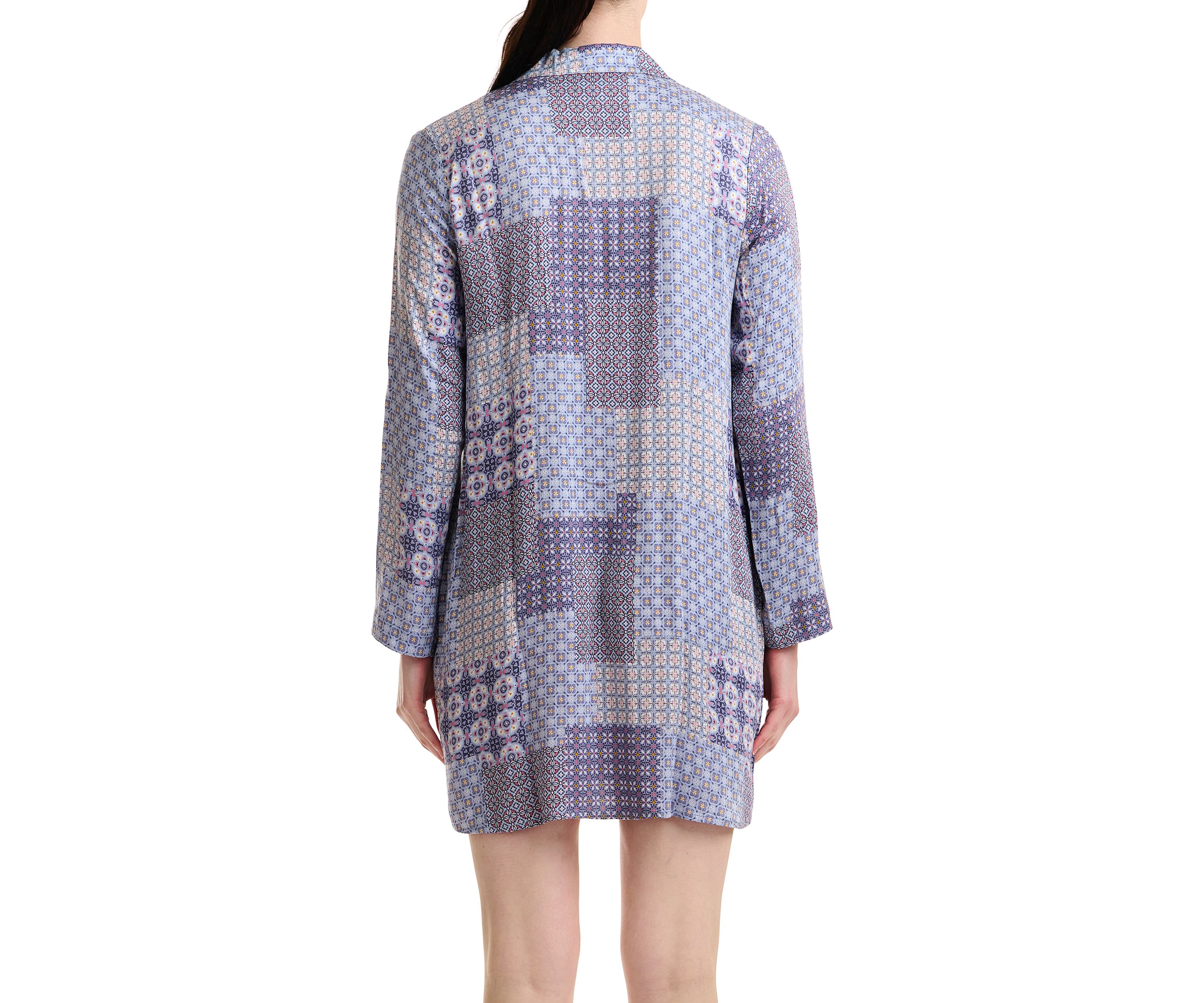 Stretch Woven Boyfriend Shirt