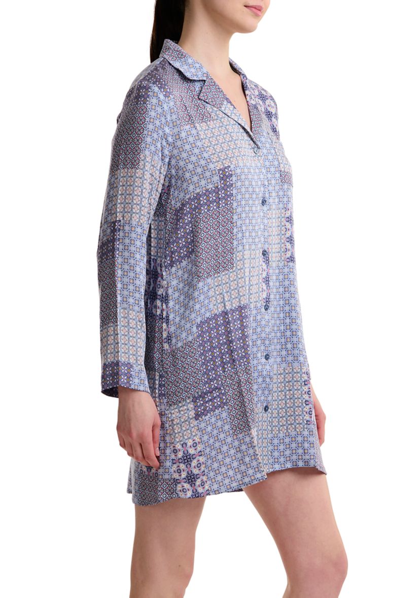 Stretch Woven Boyfriend Shirt