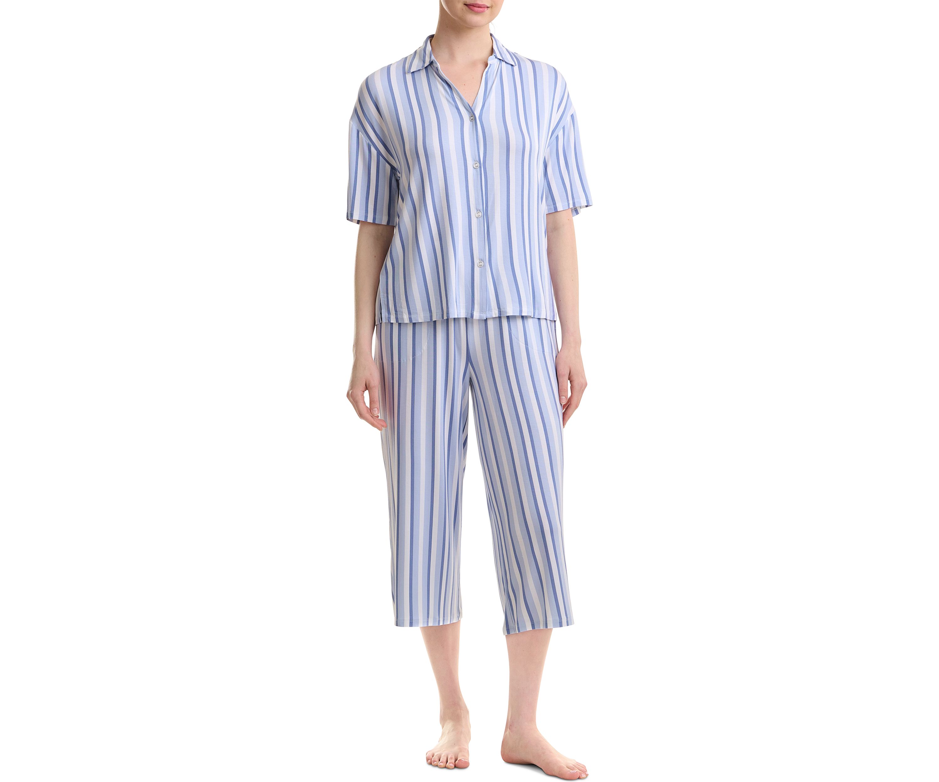 Boxy Cut Printed Pajama Set 