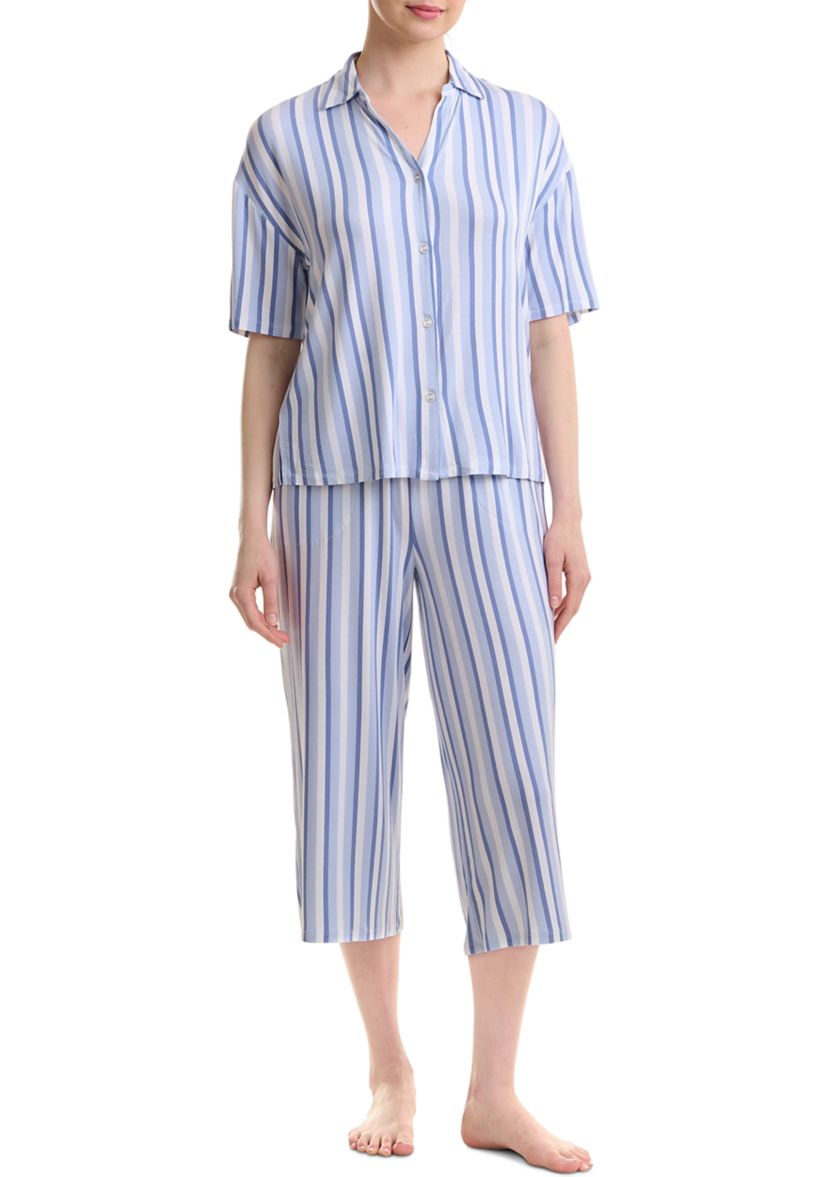 Boxy Cut Printed Pajama Set 