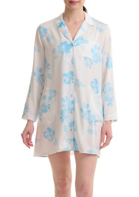 Women's Washed Satin Sleep Shirt