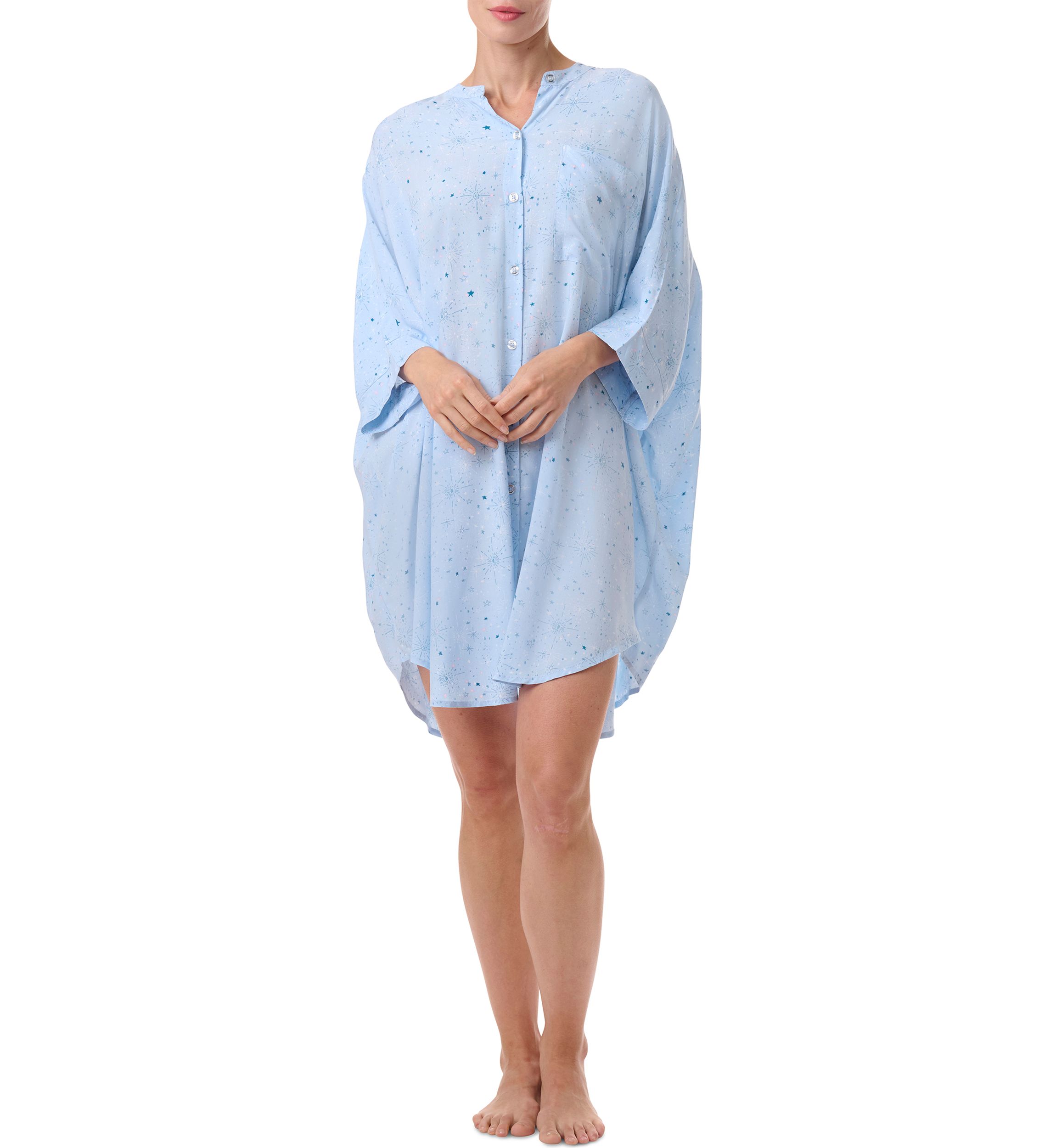 Plus Size Printed Sleepshirt 