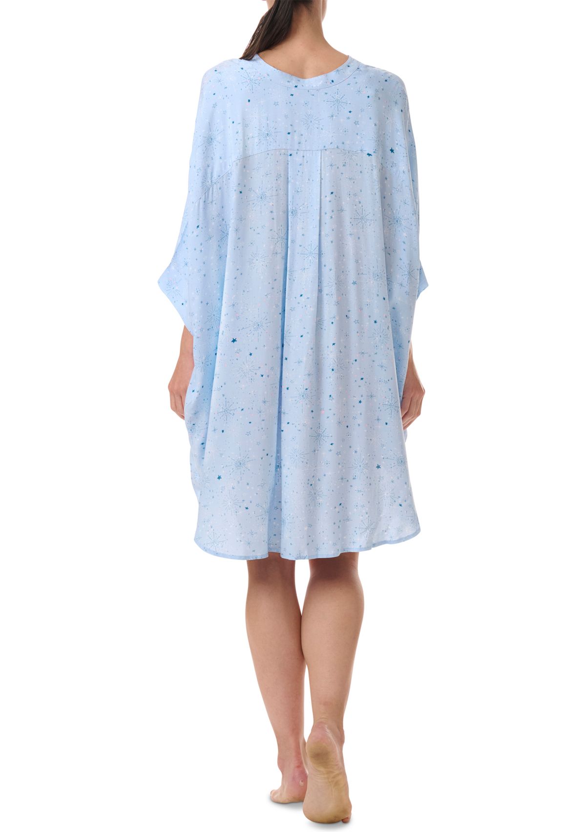 Plus Size Printed Sleepshirt 