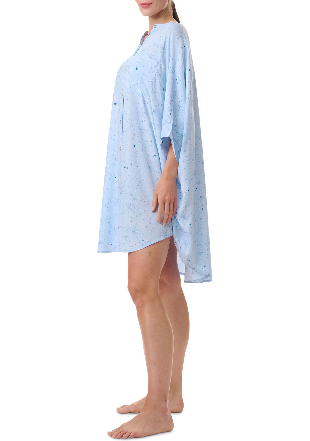 Plus Size Printed Sleepshirt 