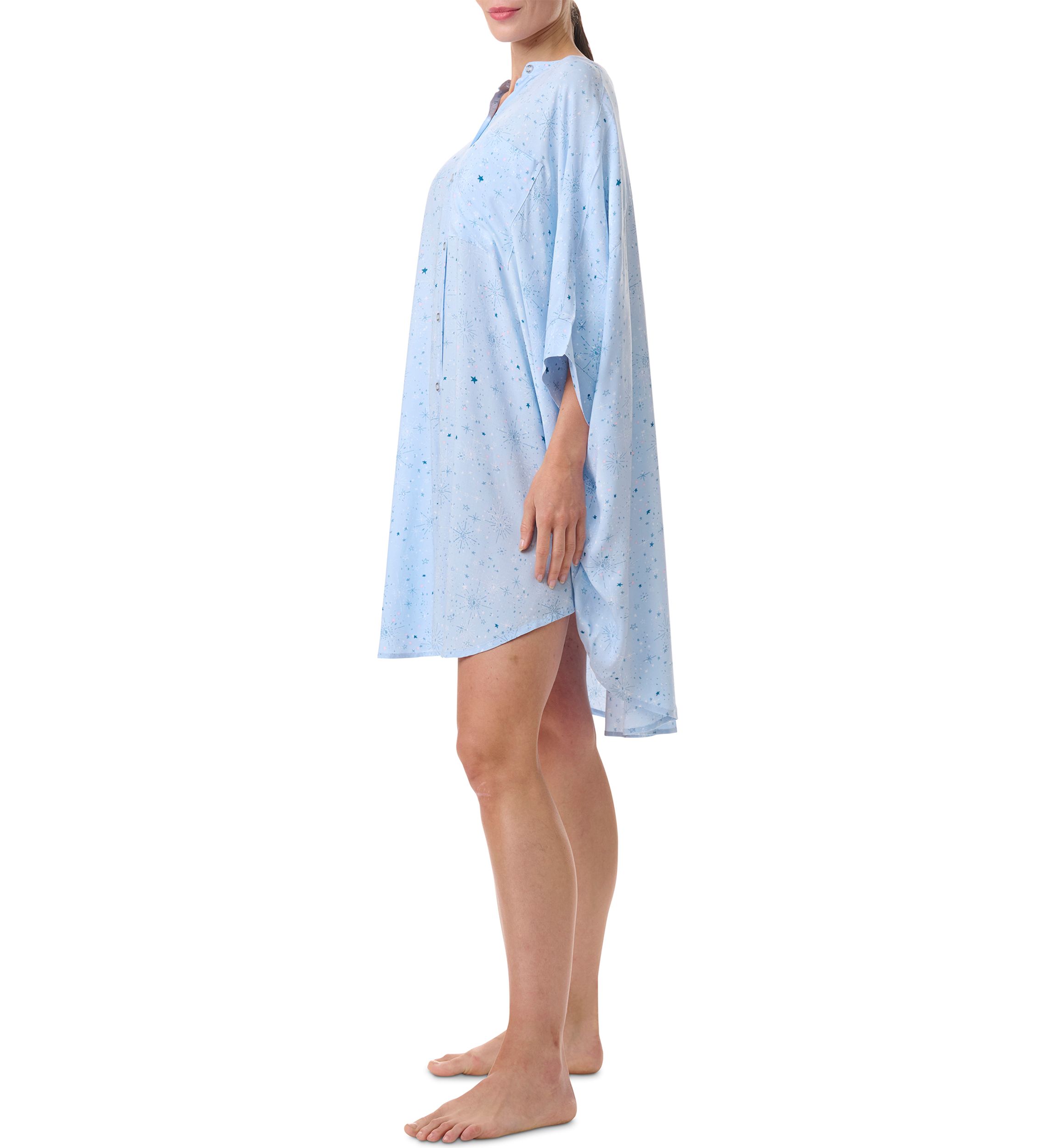 Plus Size Printed Sleepshirt 