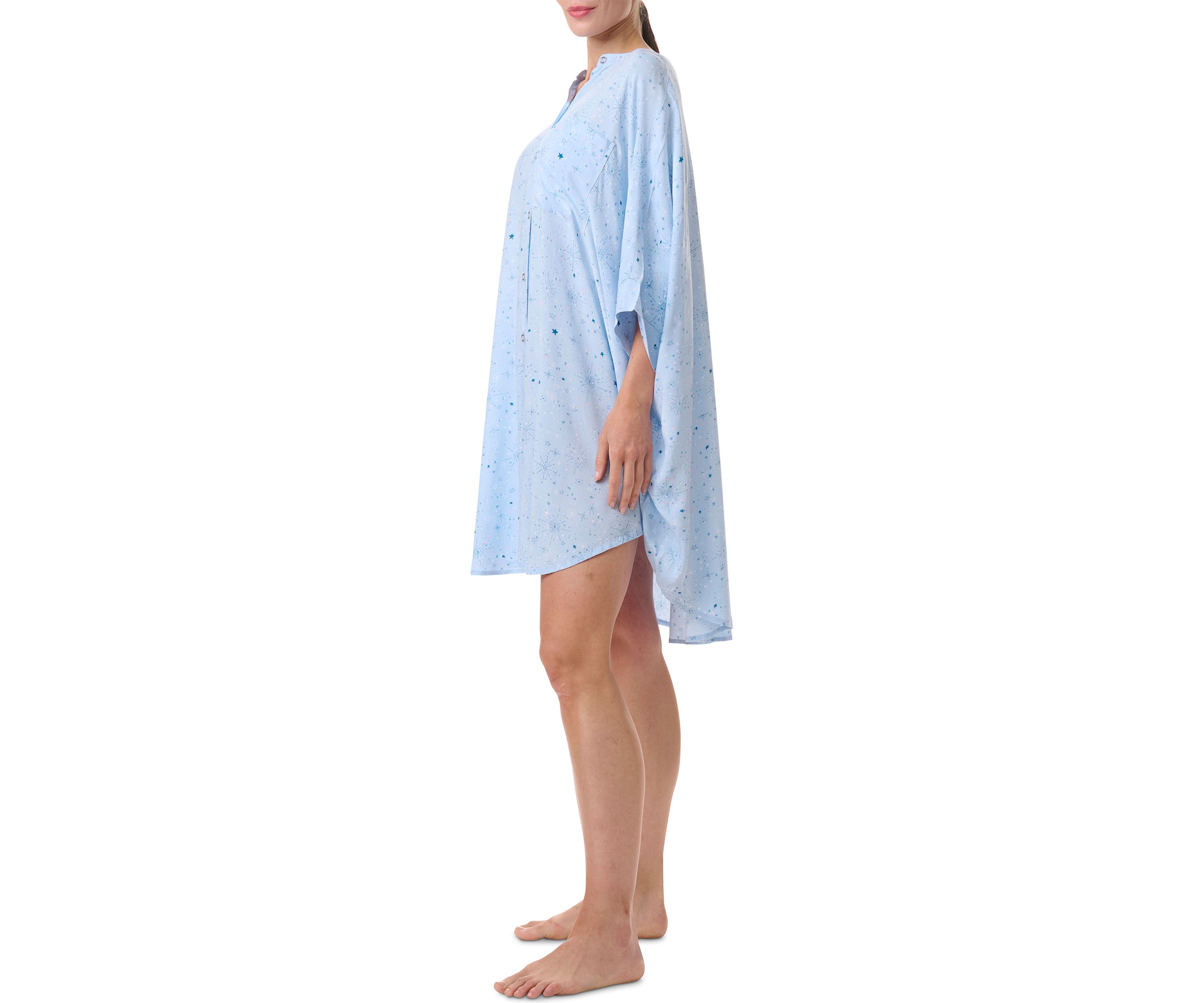 Plus Size Printed Sleepshirt 