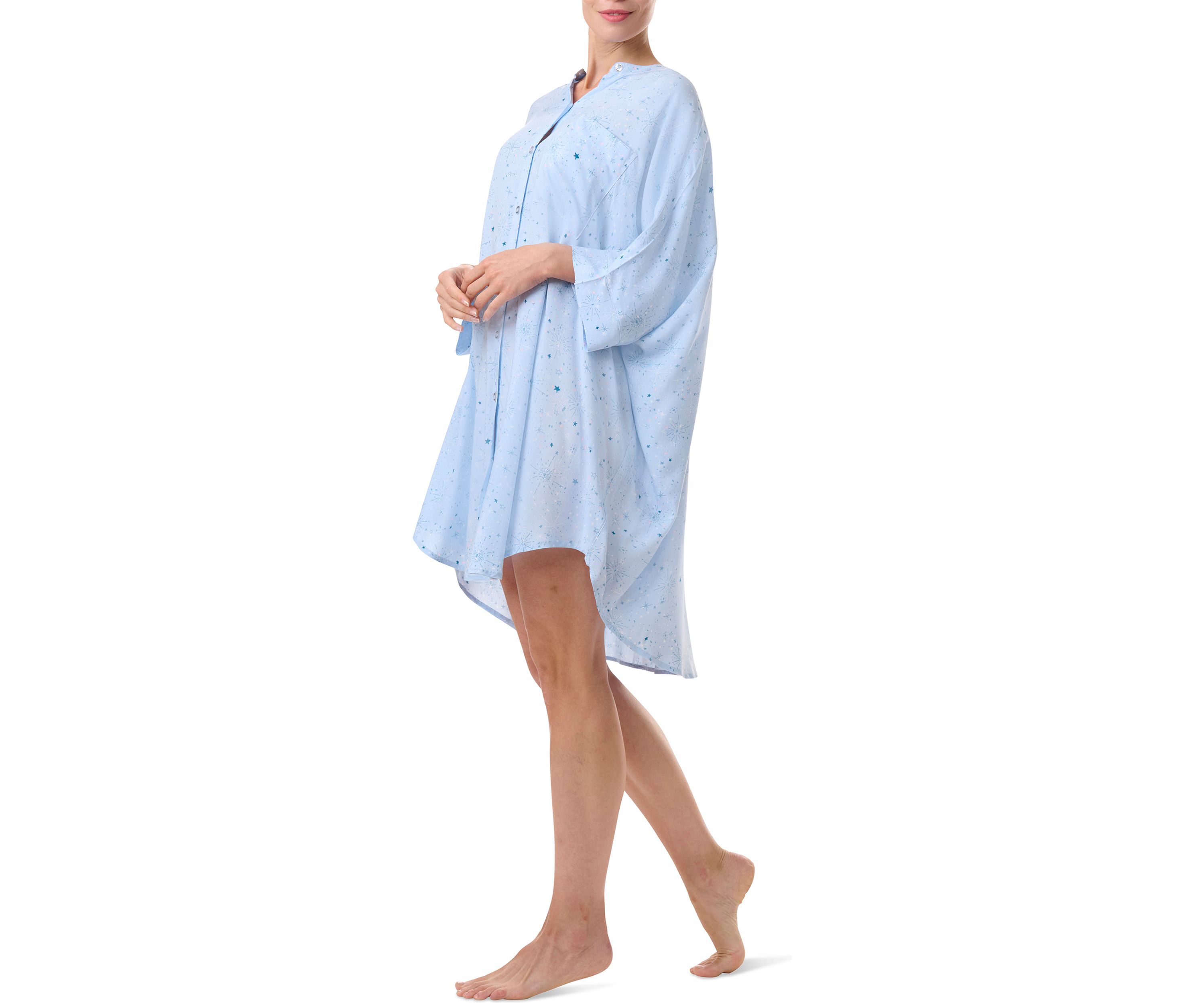 Plus Size Printed Sleepshirt 