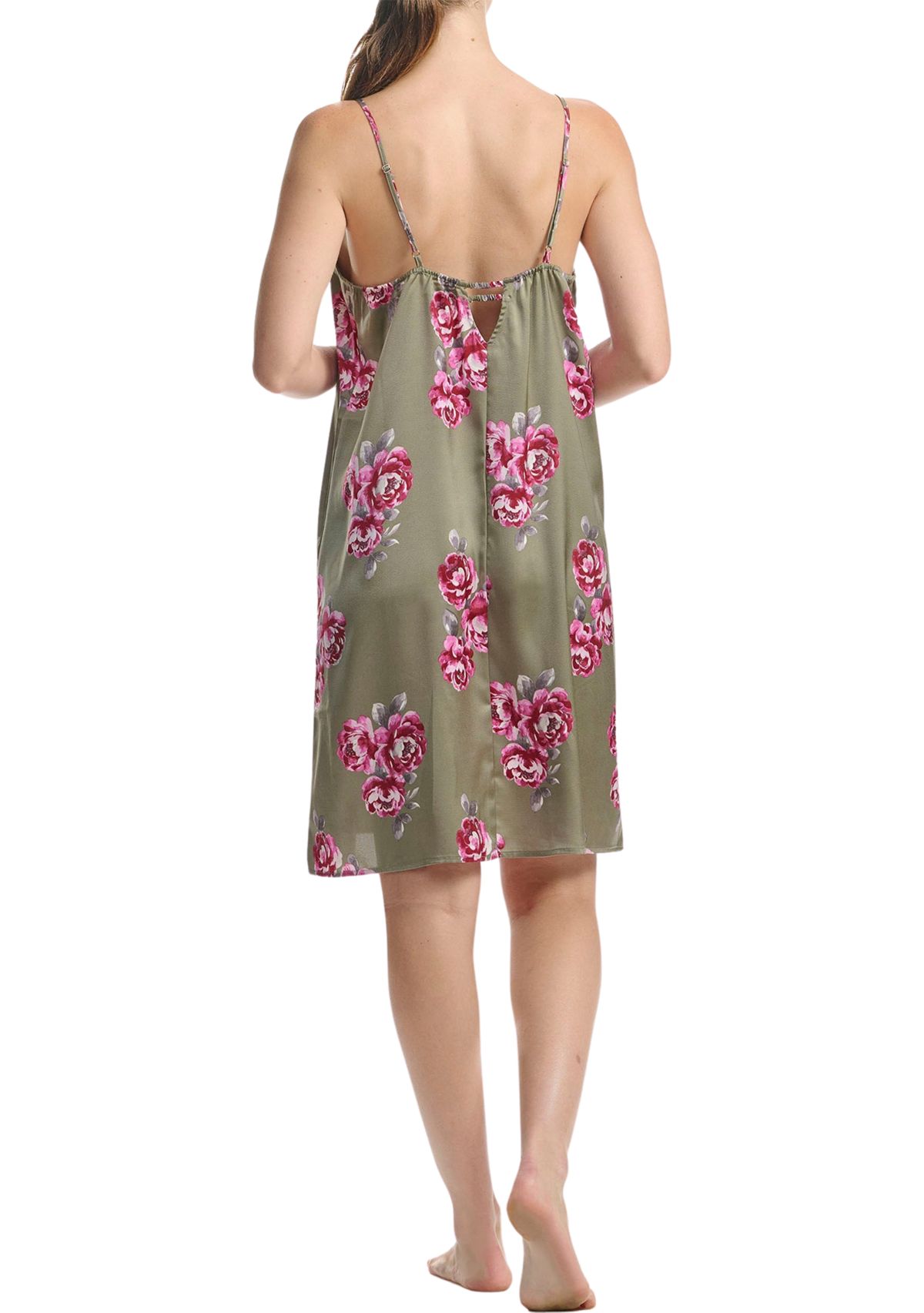 Satin Sleeveless Chemise 