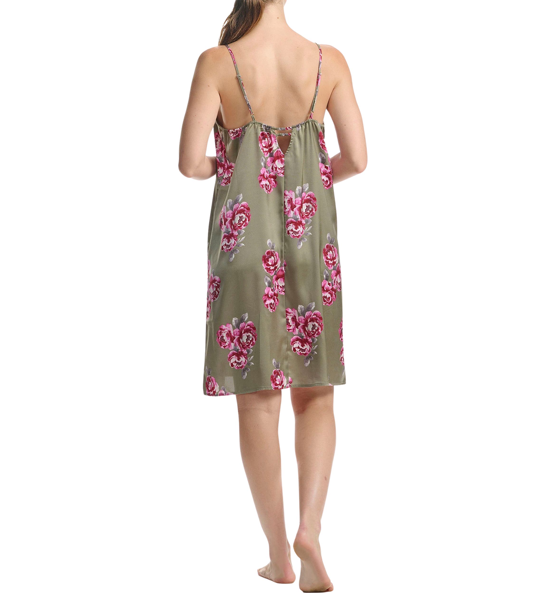 Satin Sleeveless Chemise 