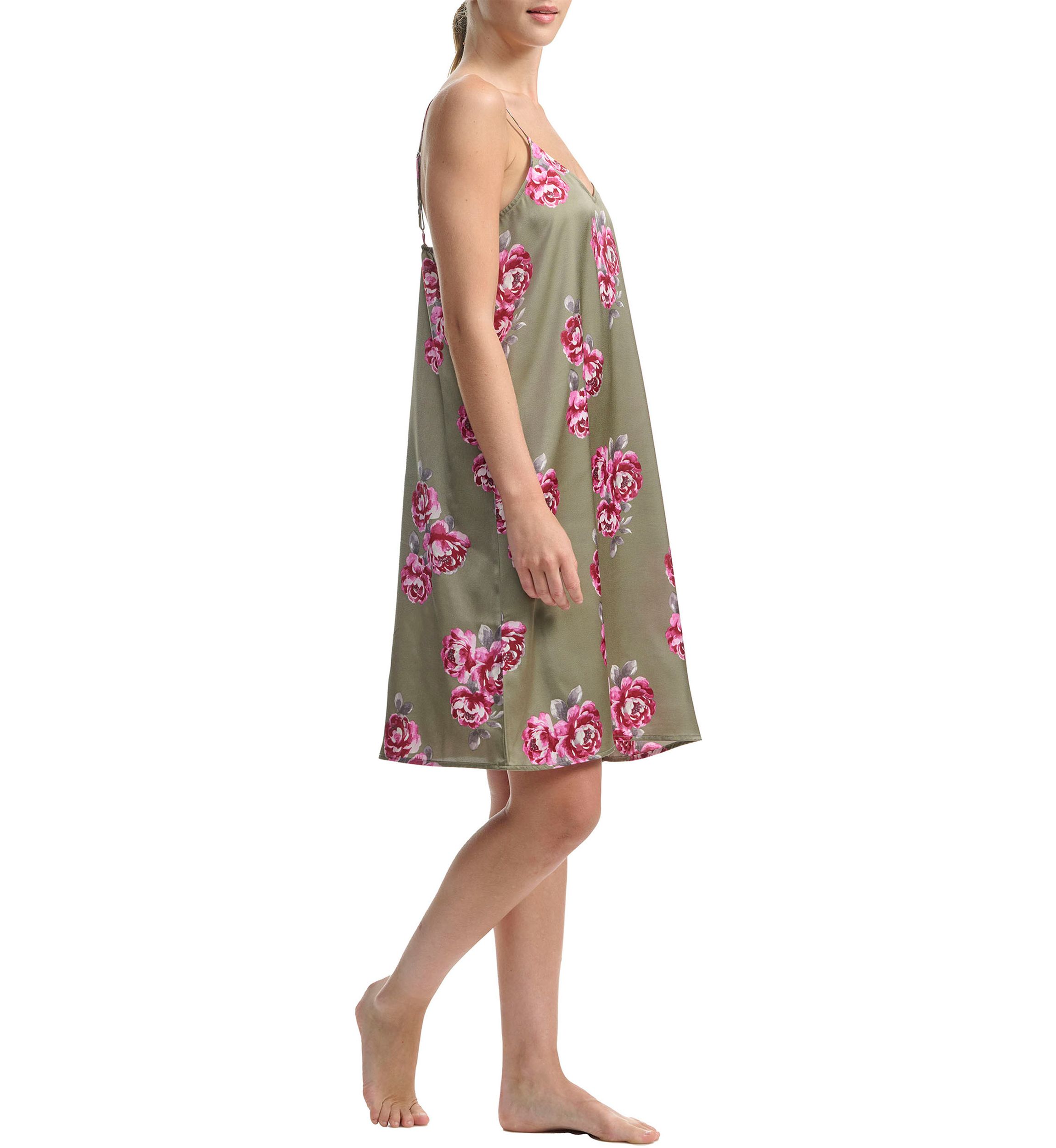 Satin Sleeveless Chemise 